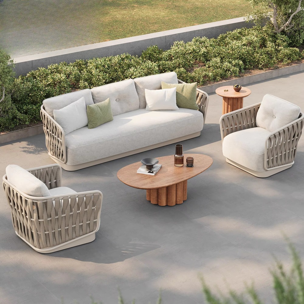 Outdoor Furniture Green - Garden Comfort Sofa Metal Set Luxury