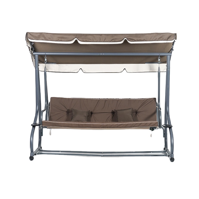Garden Bench Metal - oe-Oeytree Deluxe Garden Patio Swing Chair