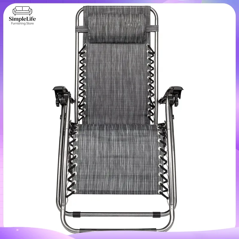 Outdoor Furniture Grey - Infinite Zero Gravity Chair Adjustable Folding