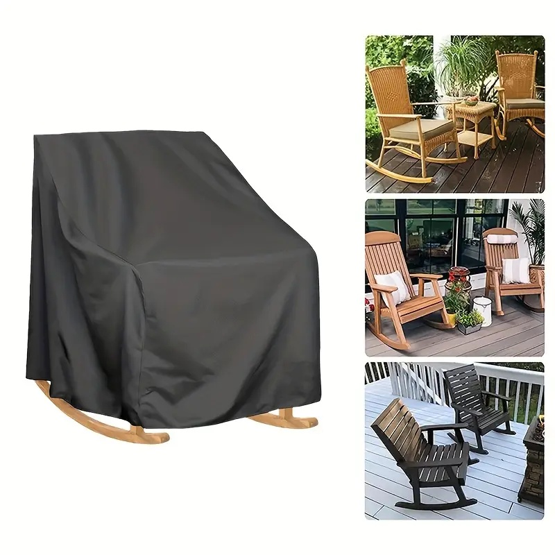 Outdoor Furniture Covers - Heavy-Duty Oxford Fabric Outdoor Rocking Chair