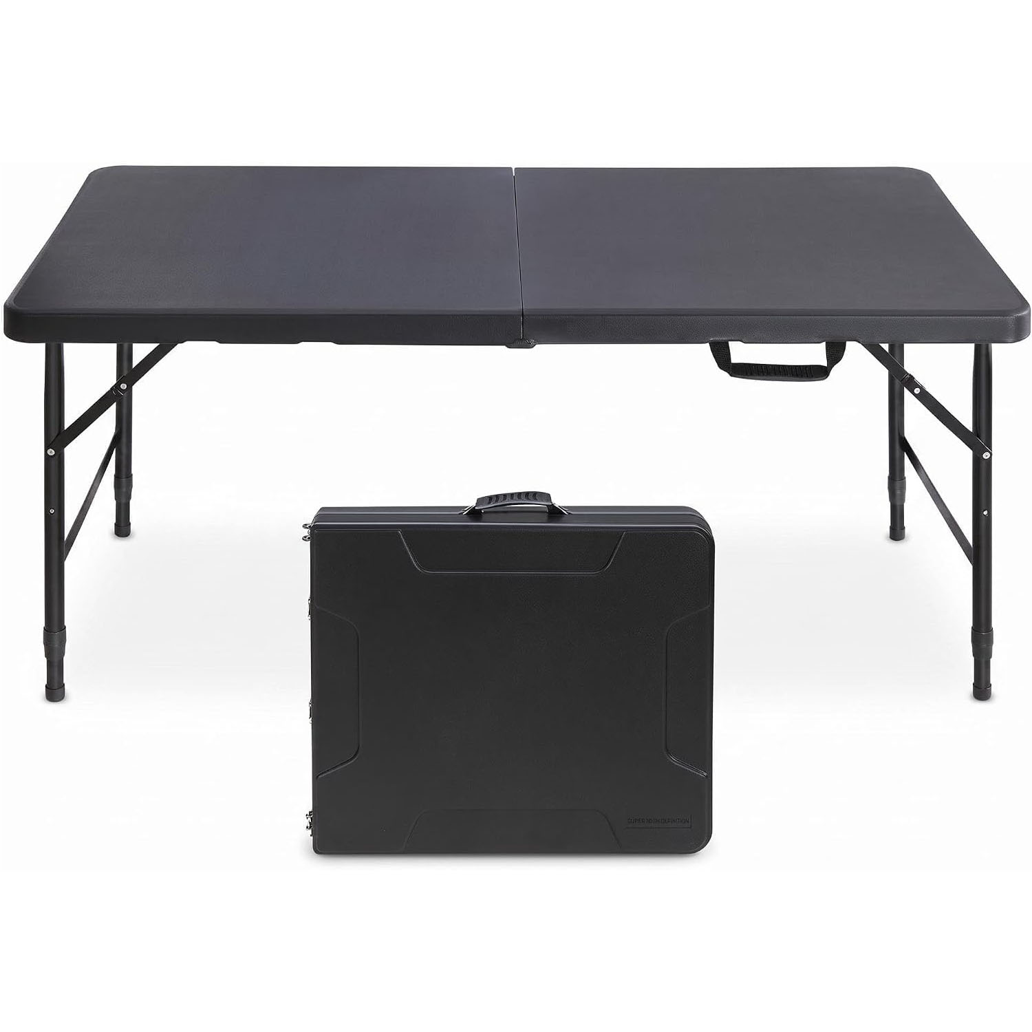 Outdoor Furniture Legs - Folding Table 4ft Height Adjustable Heavy-Duty