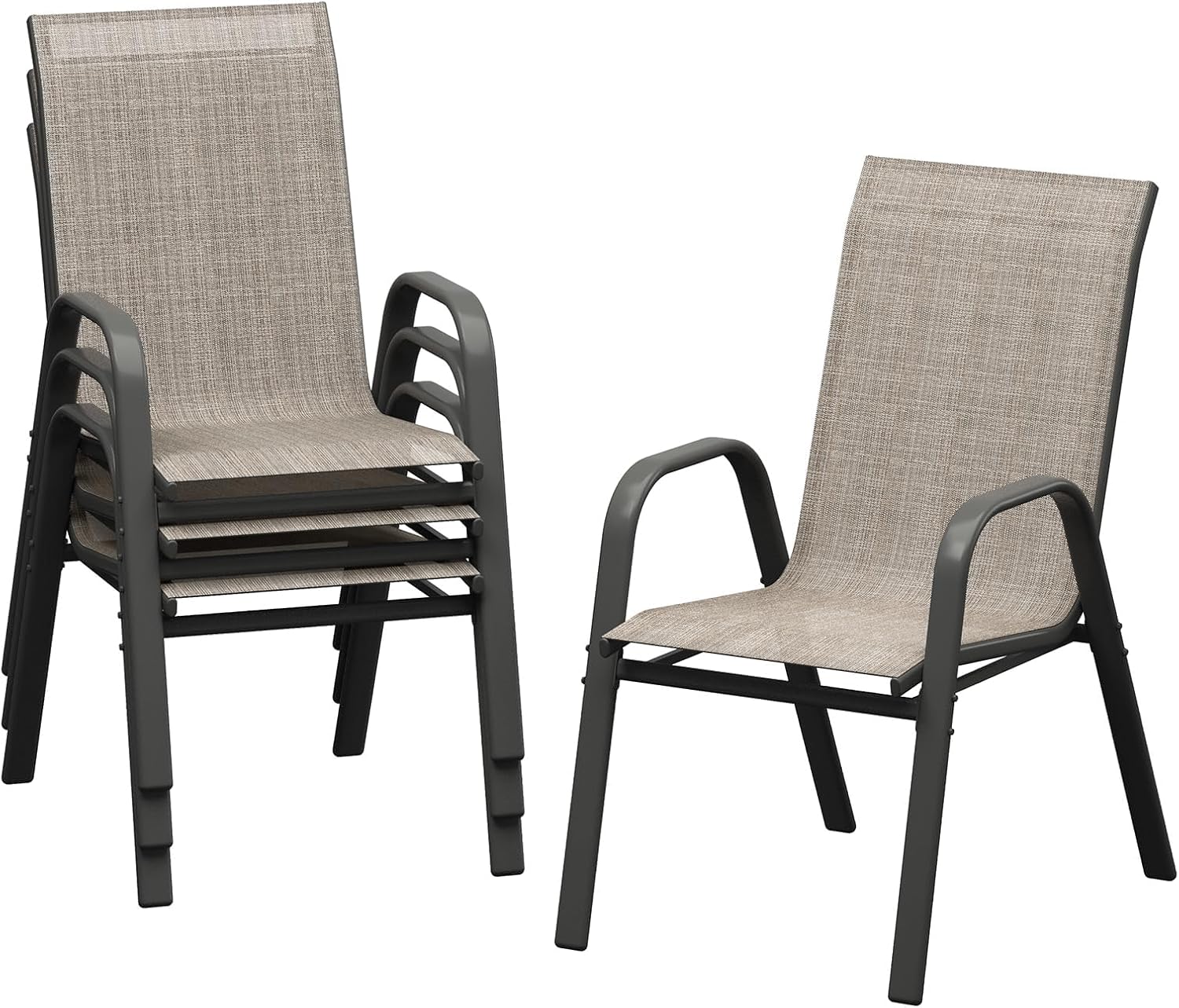 Outdoor Furniture Dining Set - Patio Dining Chairs Set of 4,