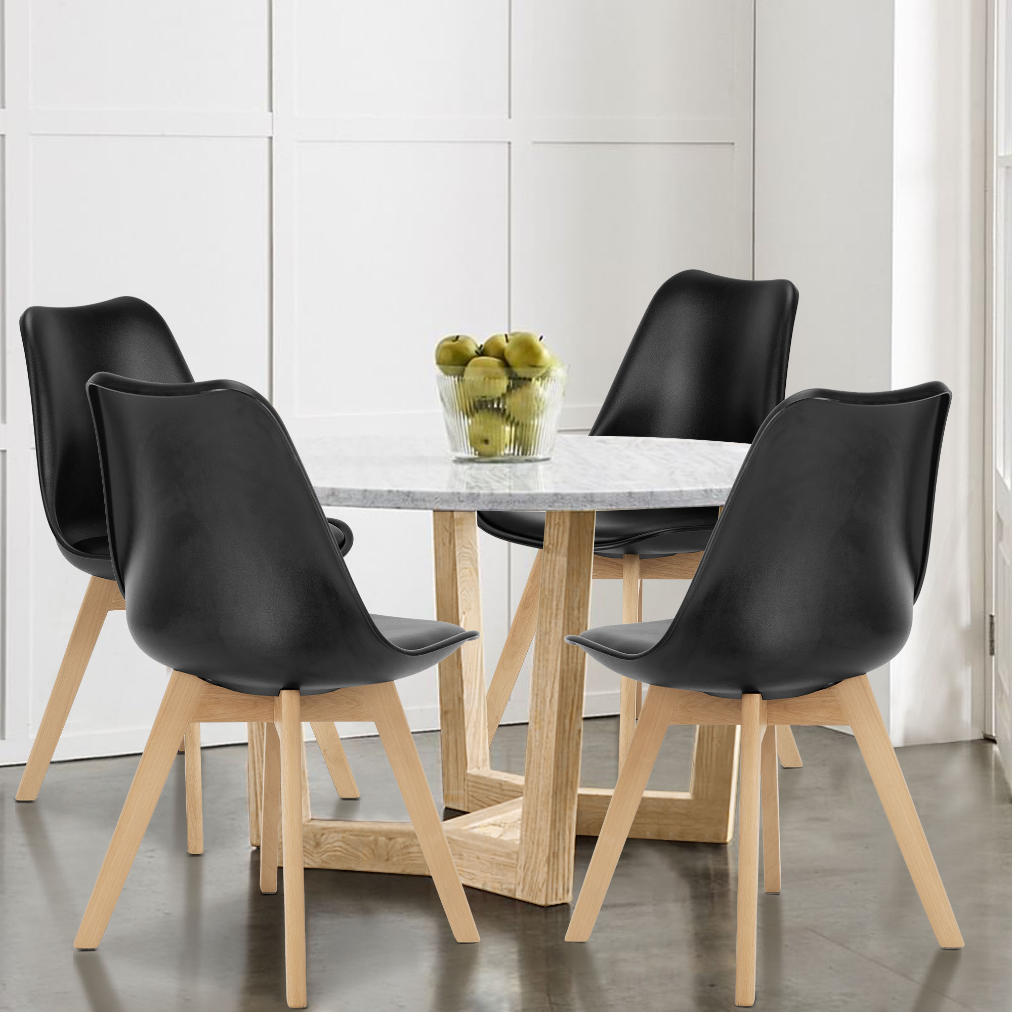 JHK PU Leather Dining Chairs S - Adirondack Chair Wood recension och pris