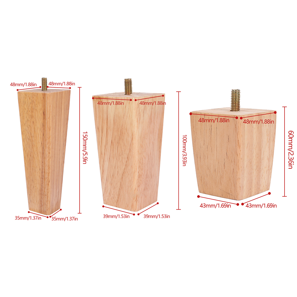 4Pcs 6/10/15cm Solid Wood Furn - Adirondack Chair Wood recension och pris