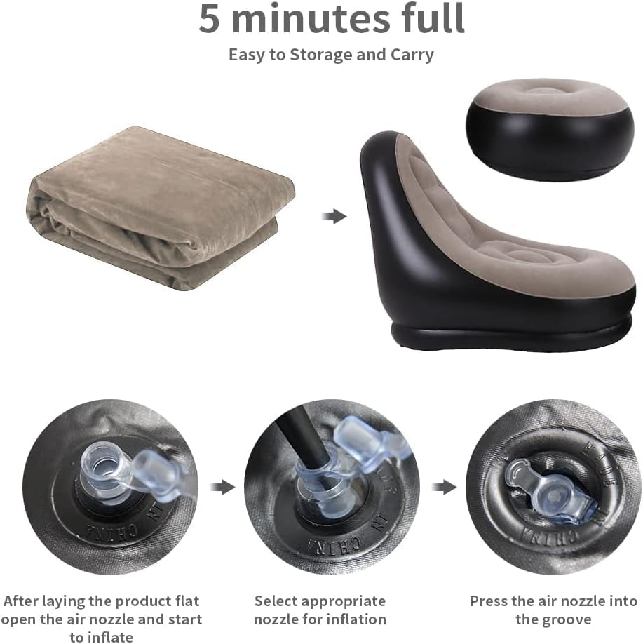 2Pcs Lazy Sofa Inflatable Chai - Outdoor Furniture Bali recension och pris
