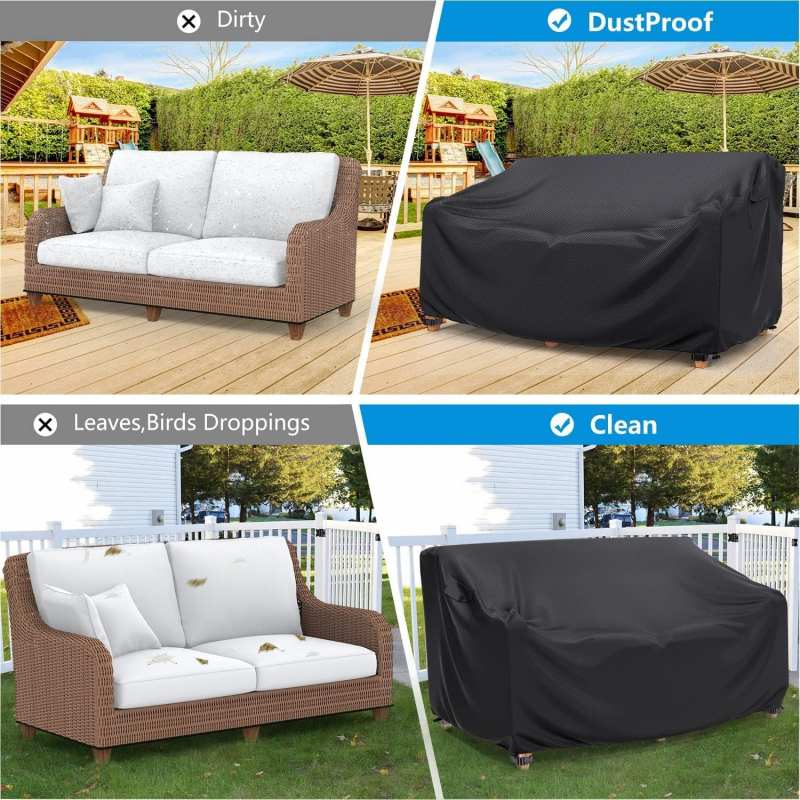 10 Size Heavy-Duty Outdoor Dou - Outdoor Furniture Covers recension och pris