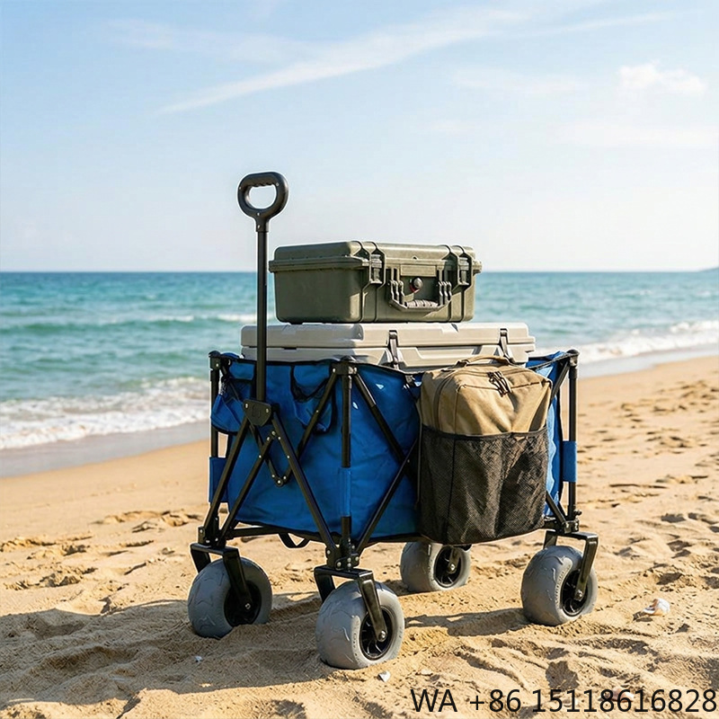 Foldable Metal Beach Wagon Qui - Outdoor Furniture Table recension och pris