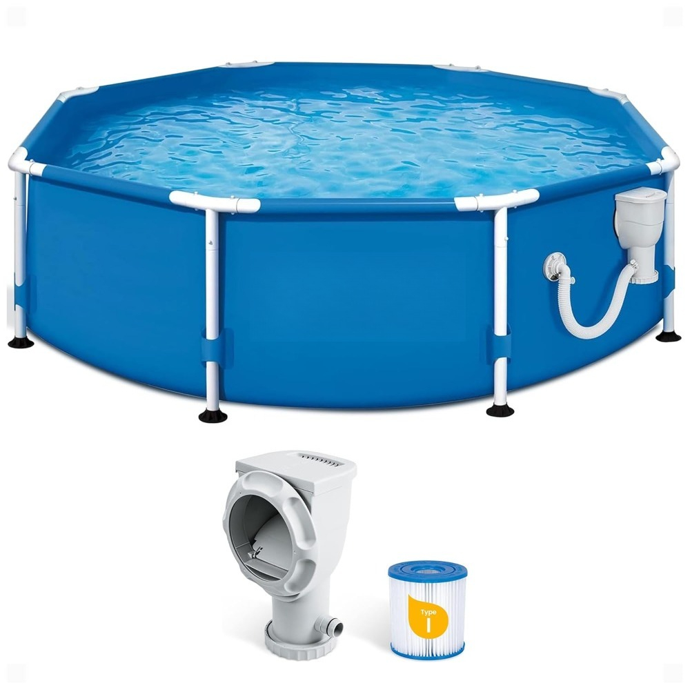 8ft Round Above Ground Swimmin - Outdoor Furniture Types recension och pris