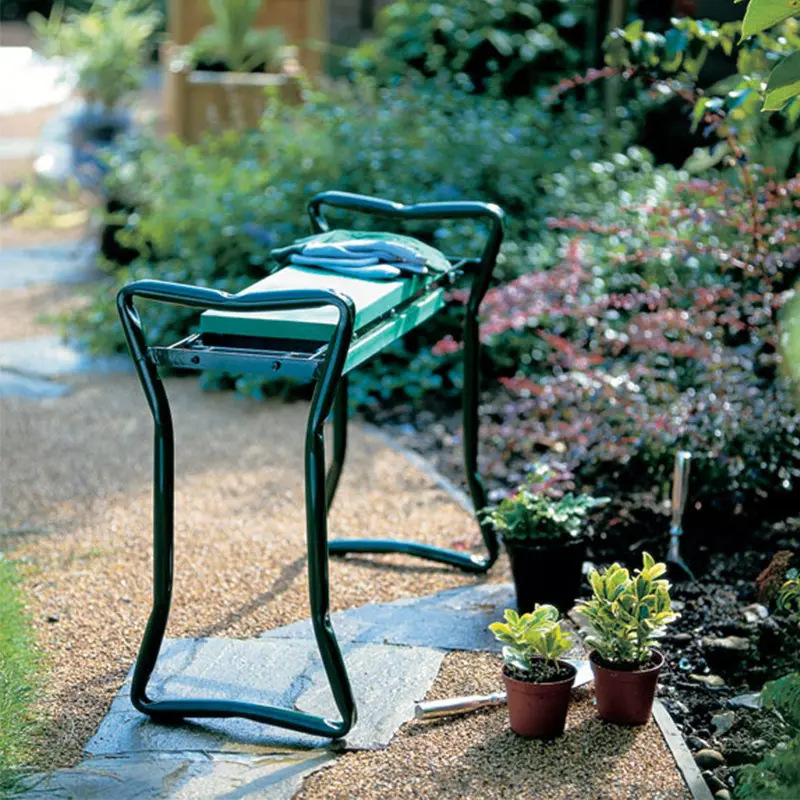 Multifunctional Foldable Garde - Garden Bench Metal recension och pris