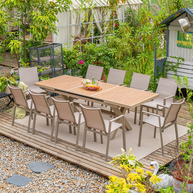 Modern Durable Aluminum Garden - Outdoor Furniture Dining Set recension och pris