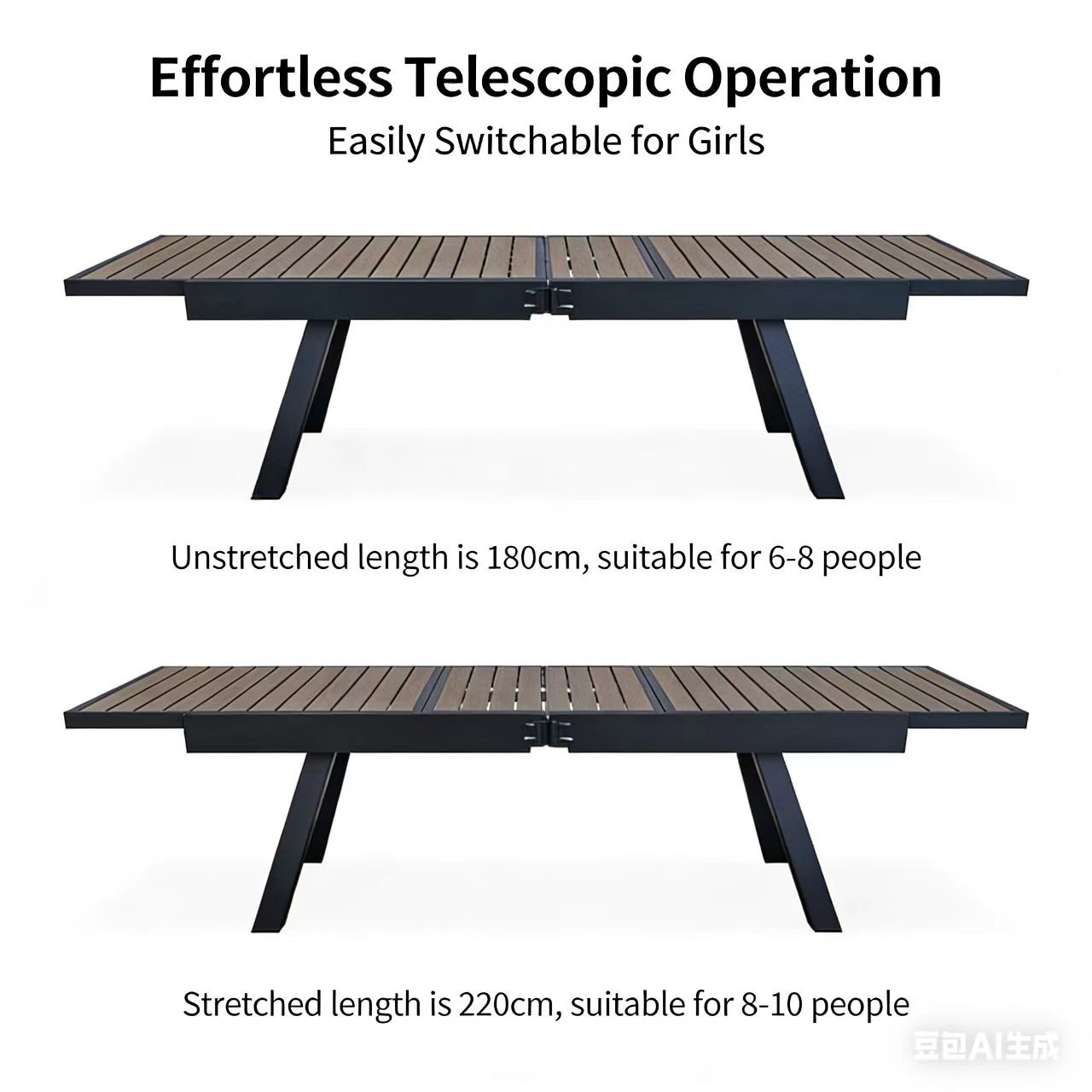 Modern Durable Aluminum Garden - Outdoor Furniture Dining Set recension och pris