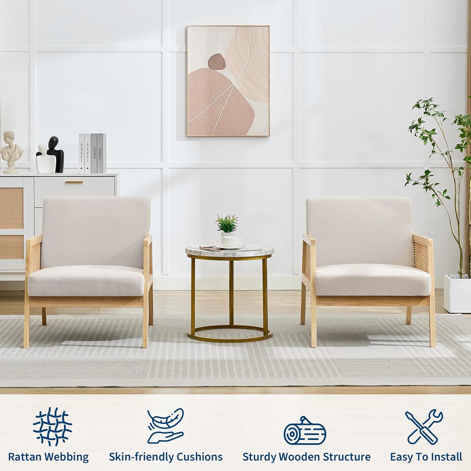 Luxurious Upholstered Armchair - Outdoor Furniture Legs recension och pris