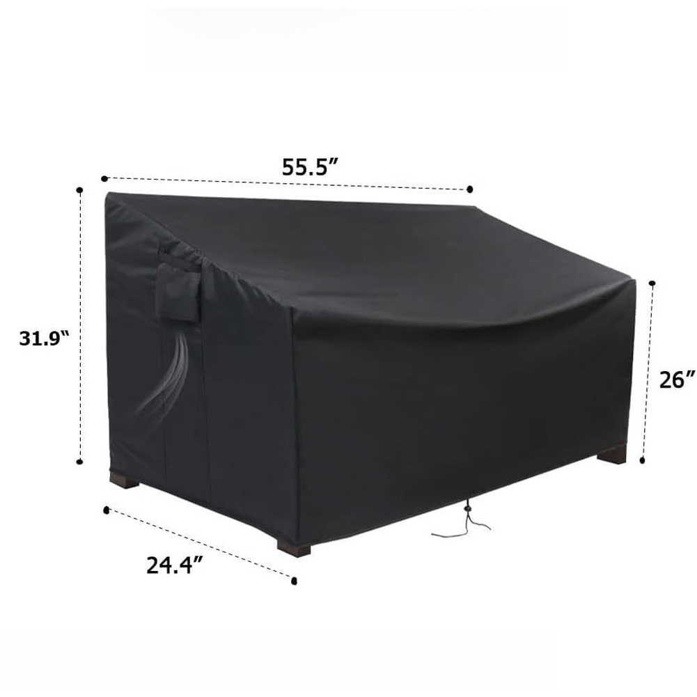 Heavy-Duty Patio Sofa Cover Wa - Outdoor Furniture Fabric Waterproof recension och pris