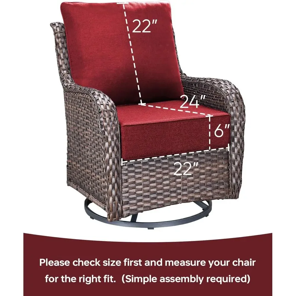 6-Inch Outdoor Cushions in 22x - Outdoor Furniture Dining Set recension och pris