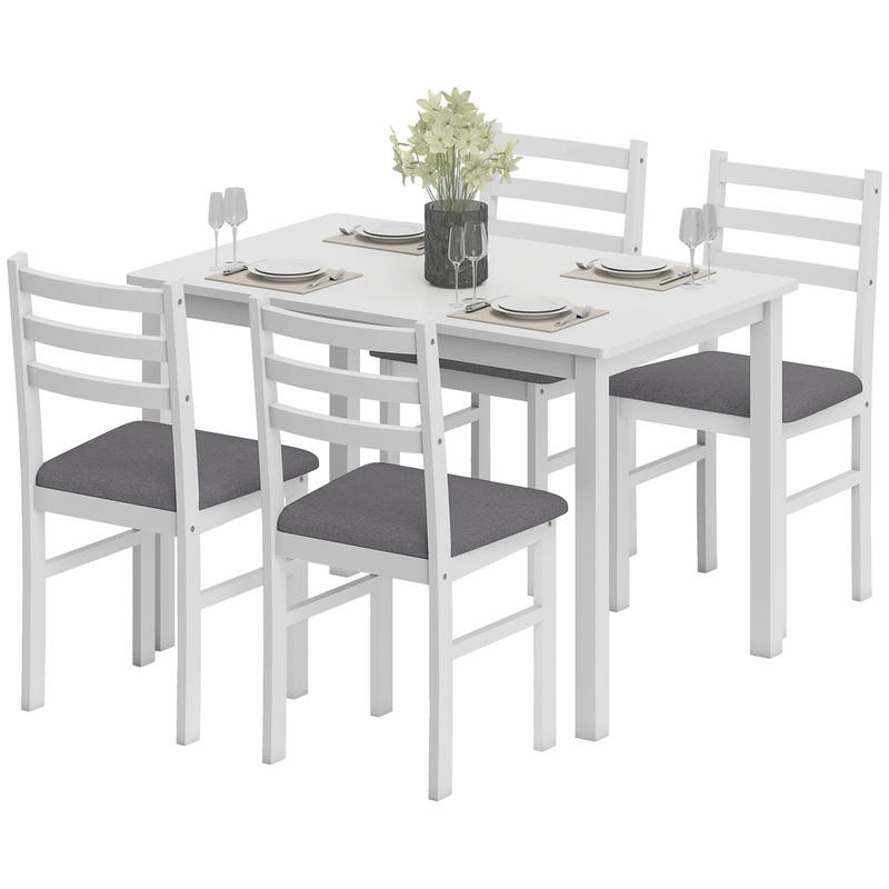 5-Piece Small Kitchen Table Se - Adirondack Chair Wood recension och pris