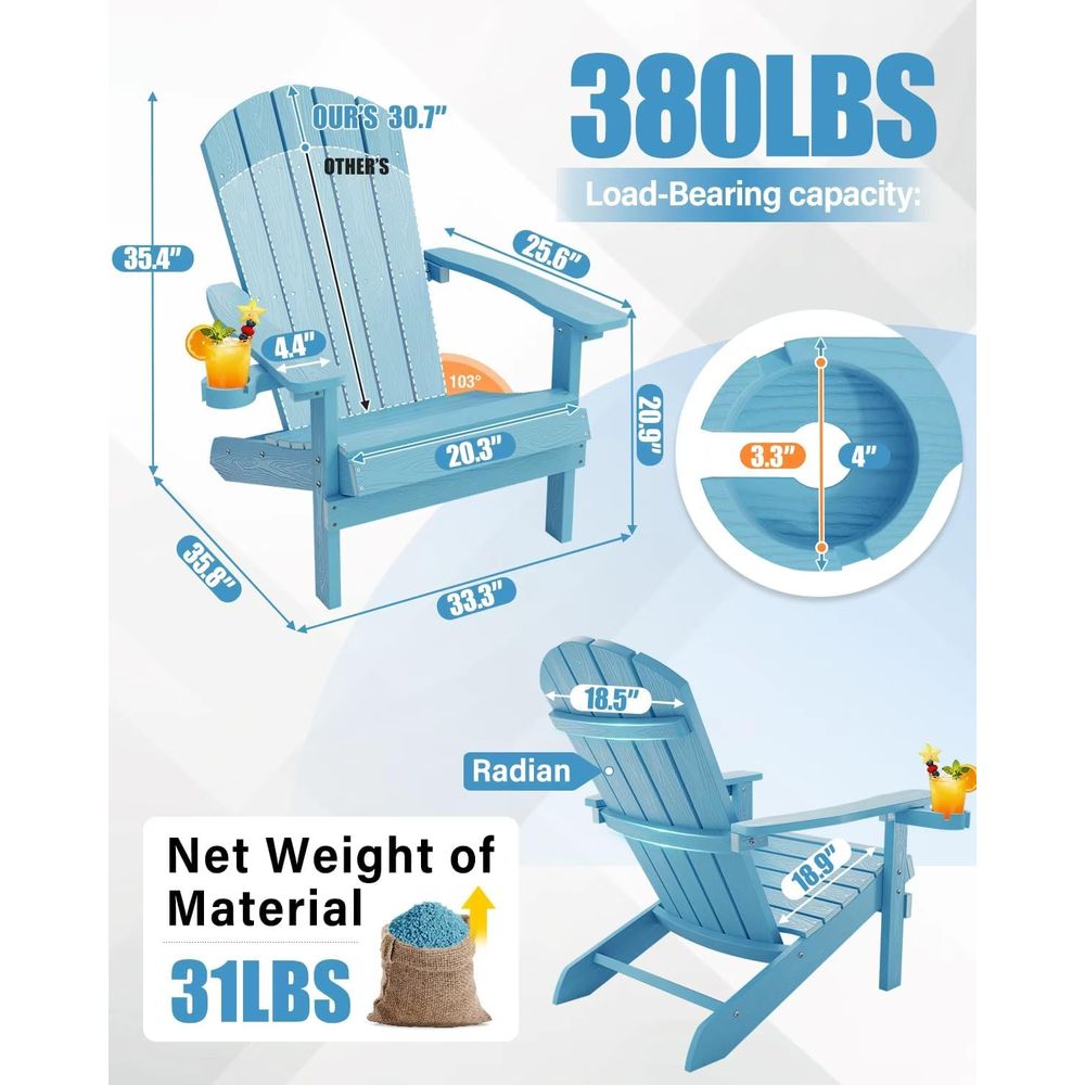 Adirondack Chair with Cup Hold - Adirondack Chair Wood recension och pris