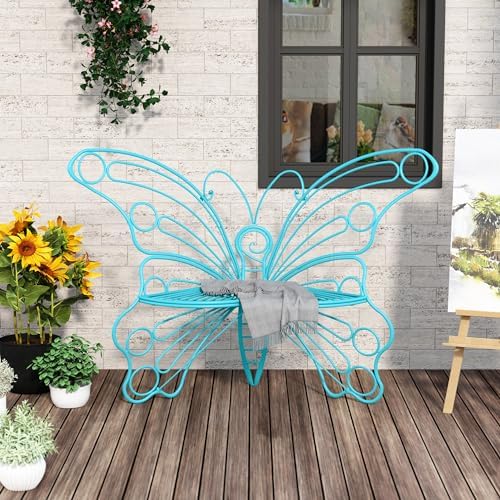 50 Inches Outdoor Bench, Garde - Garden Bench Metal recension och pris