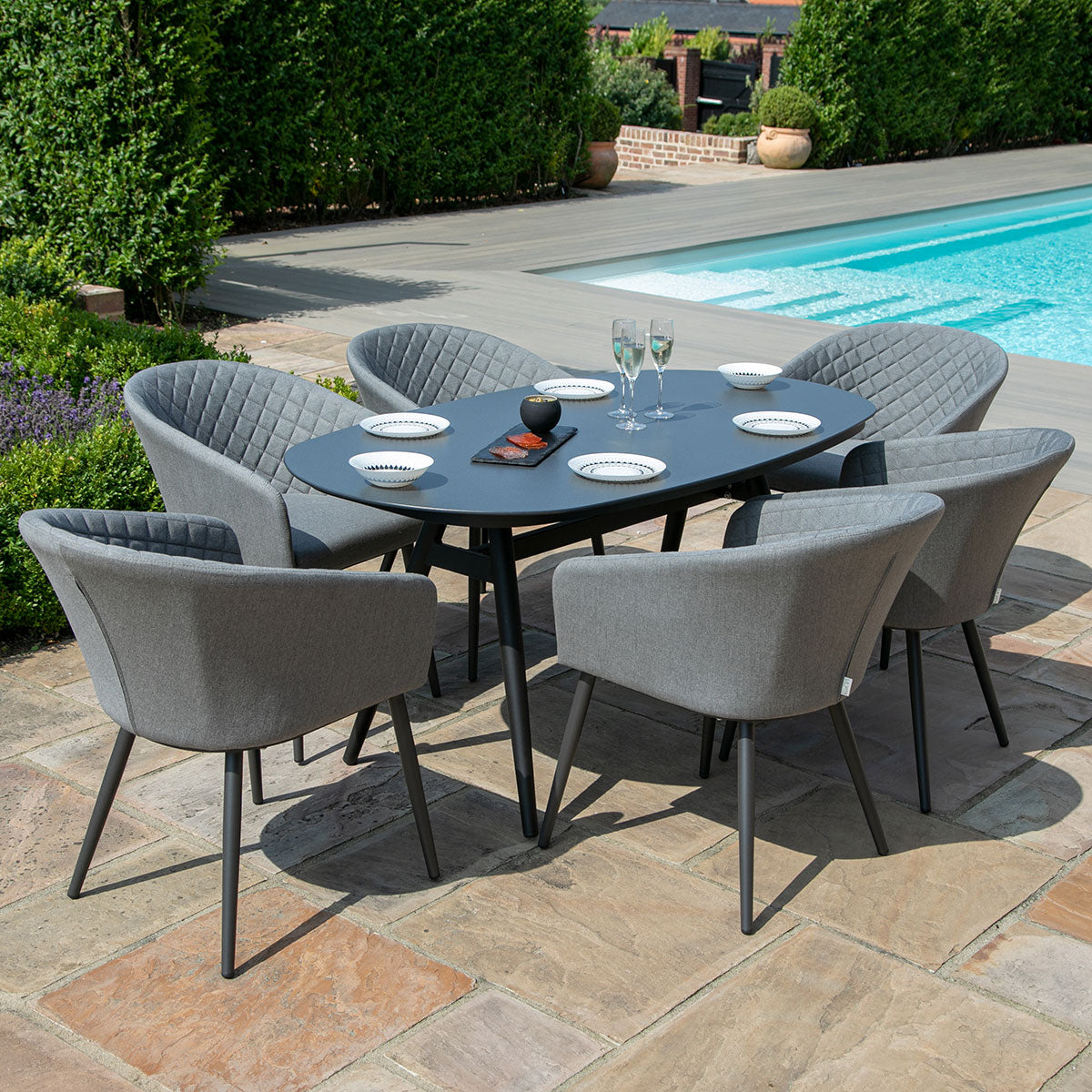 Modern Simple Patio Dining Set - Outdoor Furniture Dining Set recension och pris