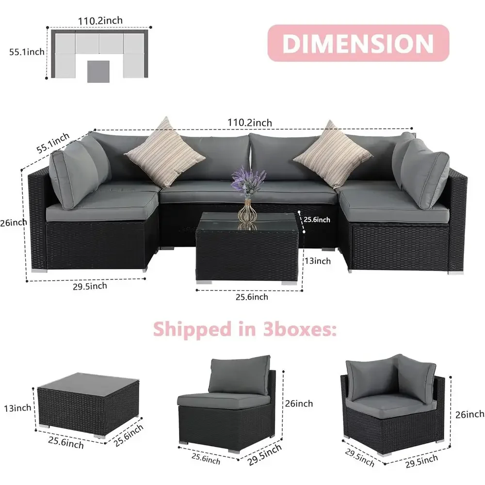 All-Weather Outdoor Wicker Sec - Outdoor Furniture Grey recension och pris