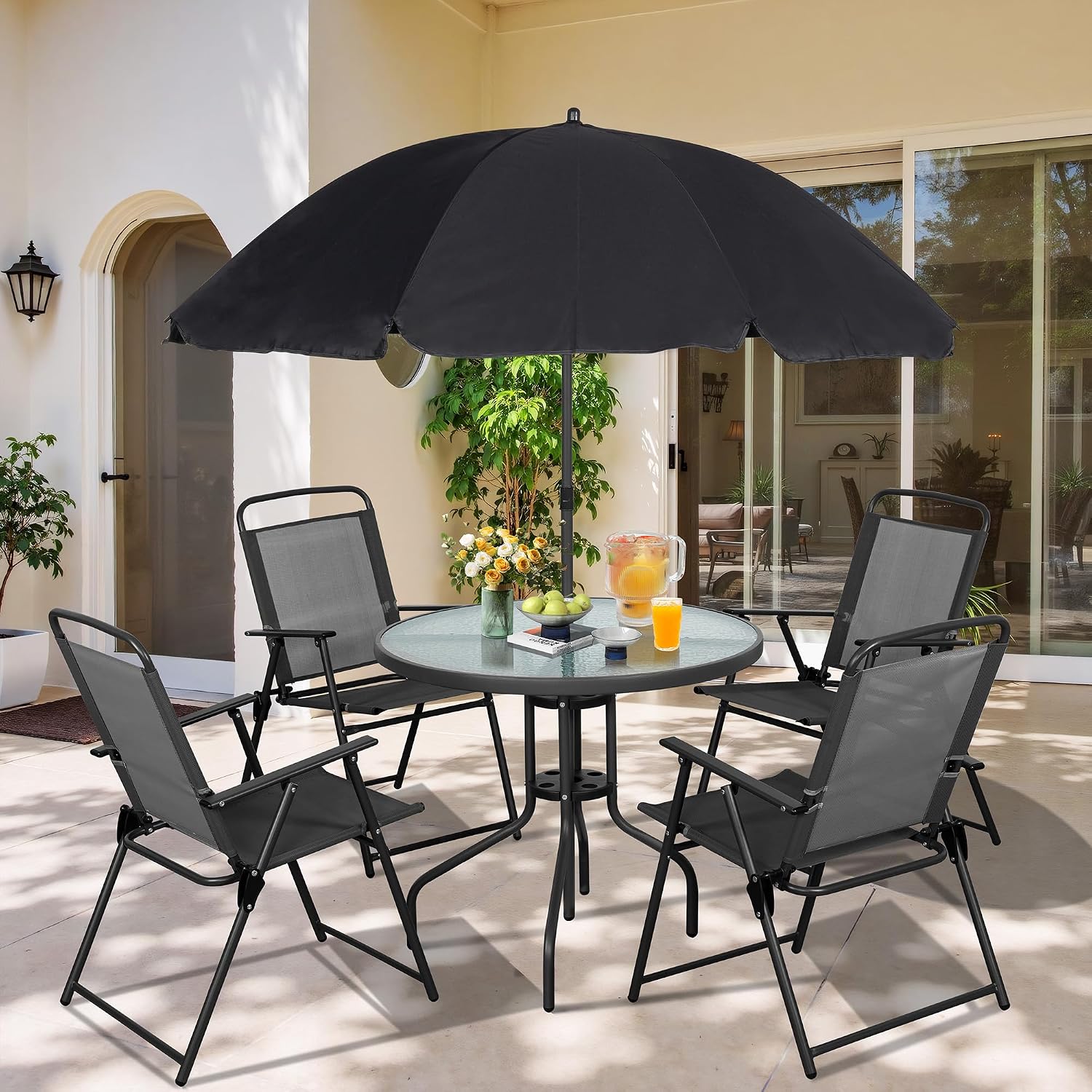 Metal Patio Dining Set Outdoor - Outdoor Furniture Bali recension och pris