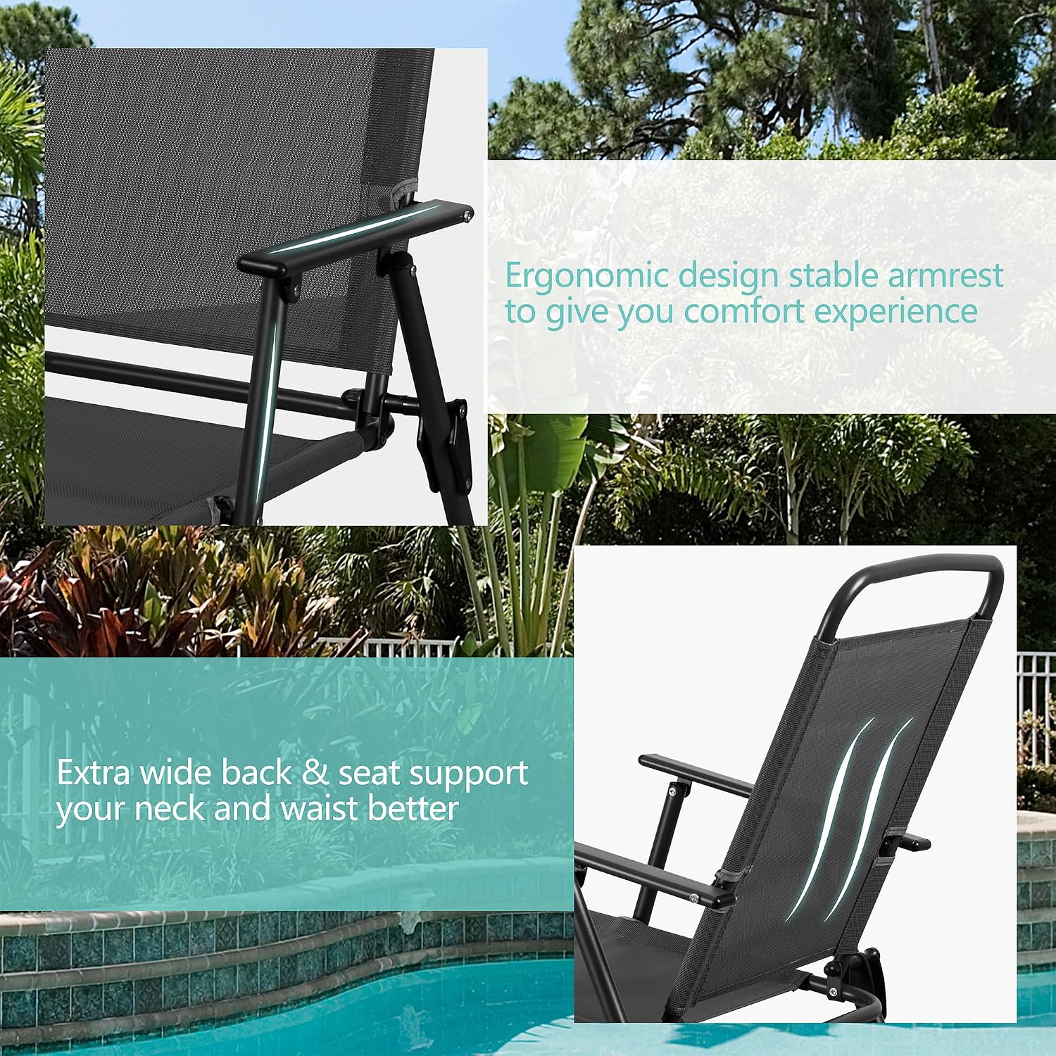 Metal Patio Dining Set Outdoor - Outdoor Furniture Bali recension och pris