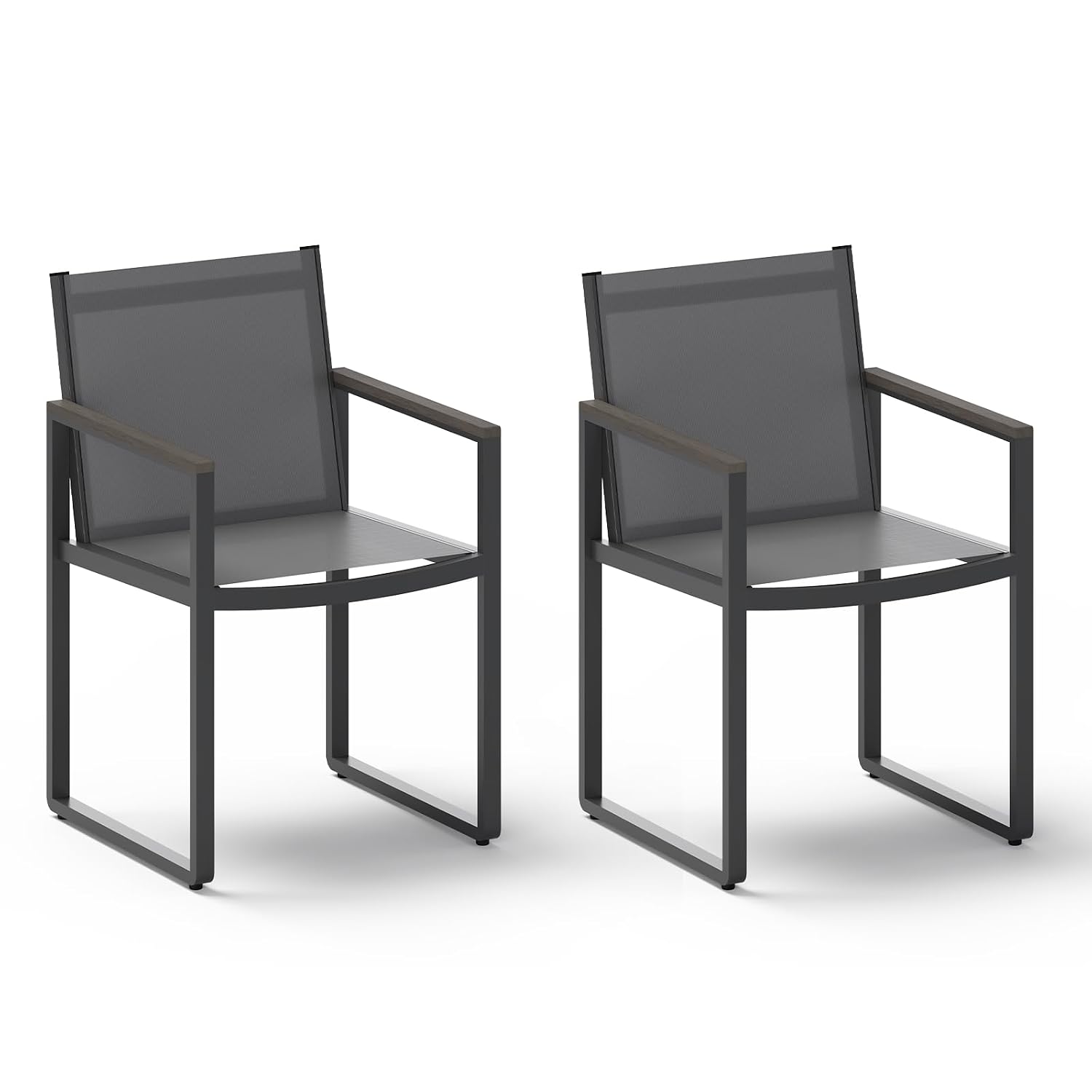 Aluminum Patio Dining Chairs S - Outdoor Furniture Dining Set recension och pris