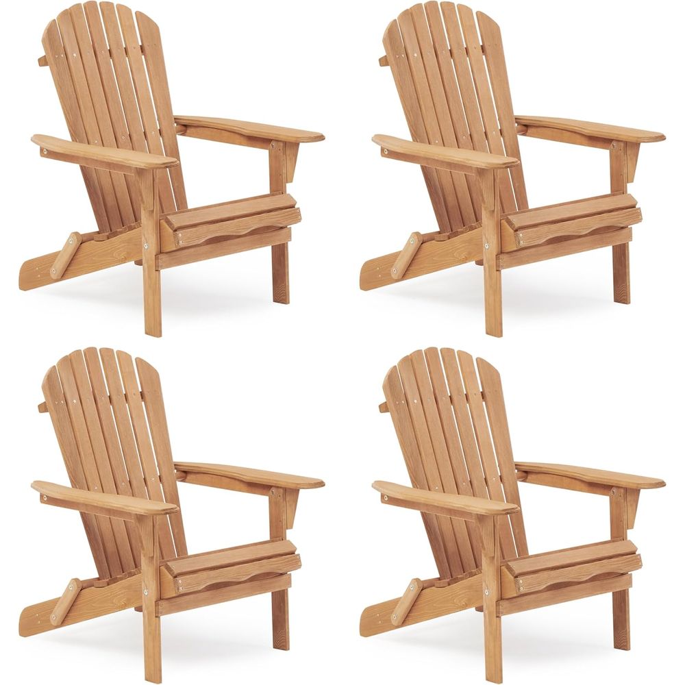 Classic 4-Piece Adirondack Cha - Adirondack Chair Wood recension och pris