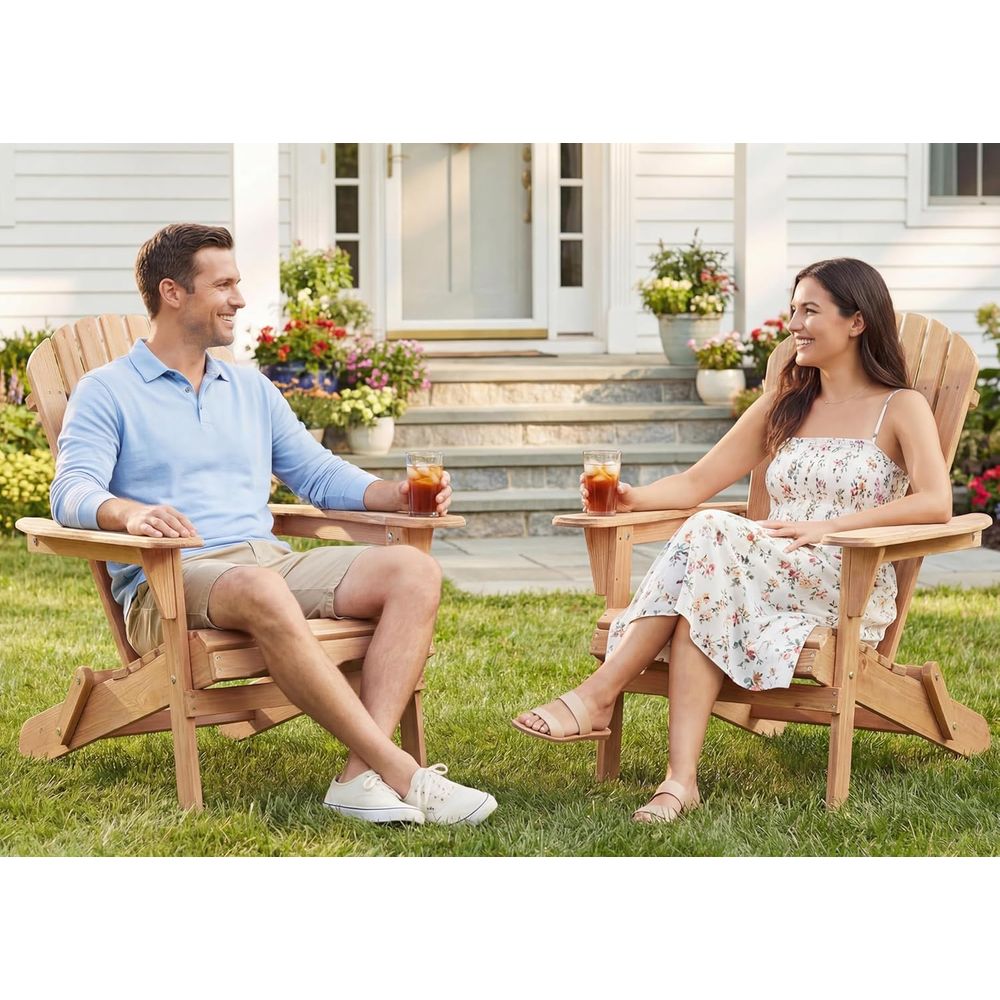 Classic 4-Piece Adirondack Cha - Adirondack Chair Wood recension och pris