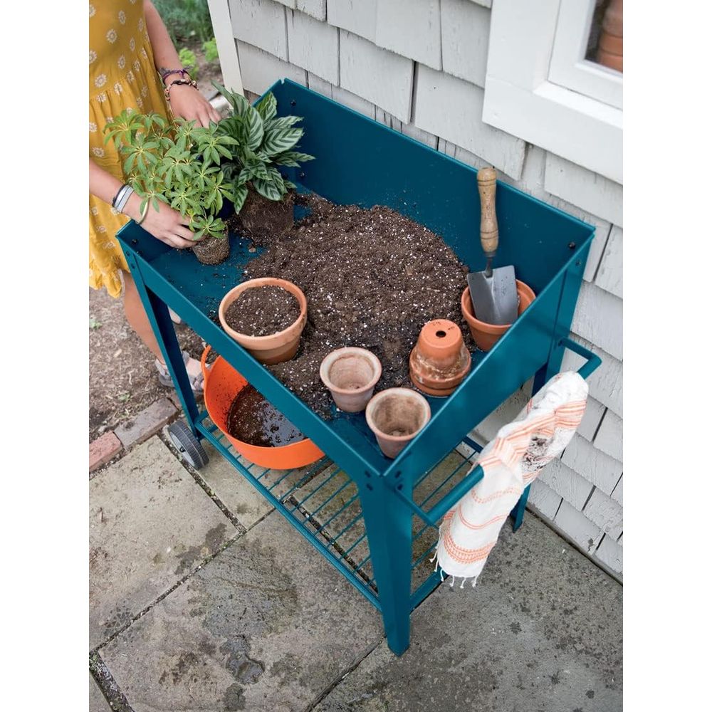 Demeter Metal Potting Bench wi - Garden Bench Metal recension och pris