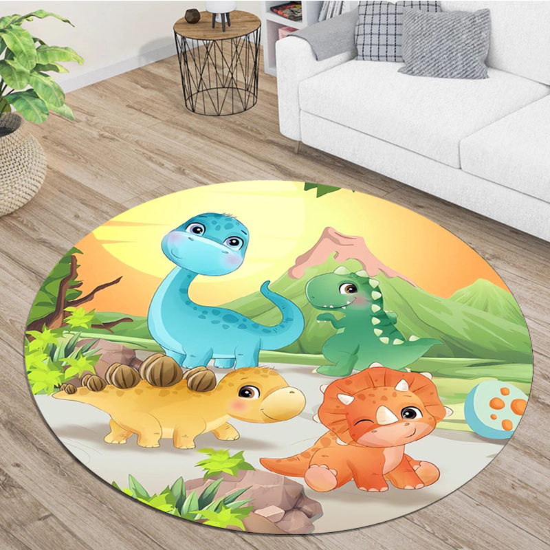 Cute Cartoon Dinosaur Mountain - Outdoor Furniture Green recension och pris