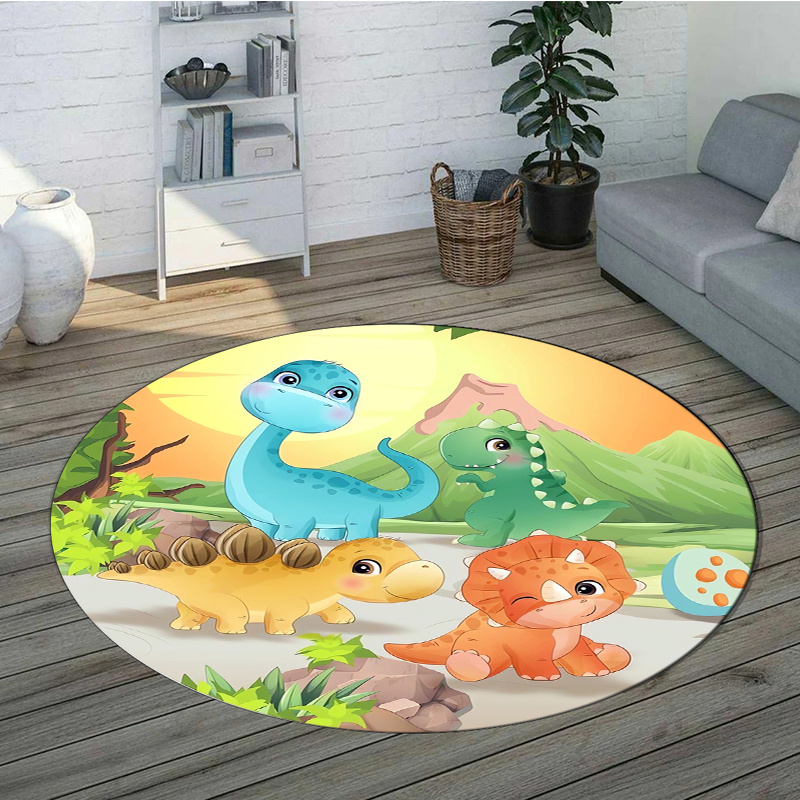 Cute Cartoon Dinosaur Mountain - Outdoor Furniture Green recension och pris