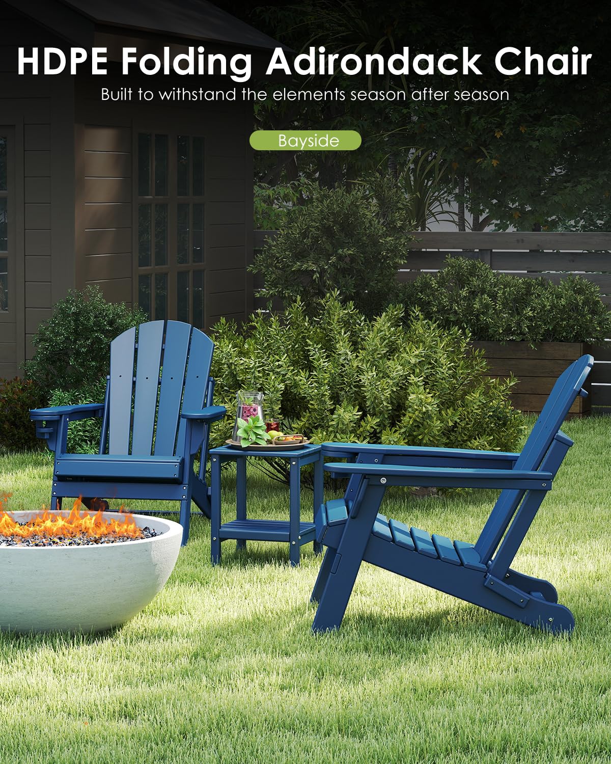 Chair Set 2, Folding All Weath - Outdoor Furniture Legs recension och pris