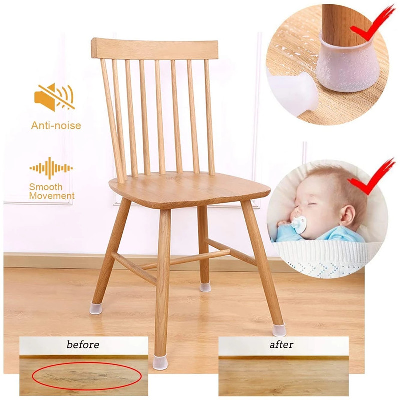16Pcs Silicone Chair Legs Pads - Adirondack Chair Wood recension och pris