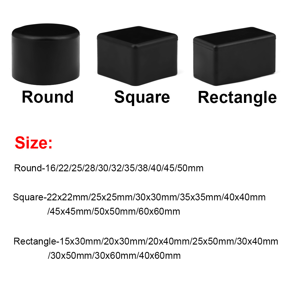 4pcs Square Silicone Chair Leg - Adirondack Chair Wood recension och pris
