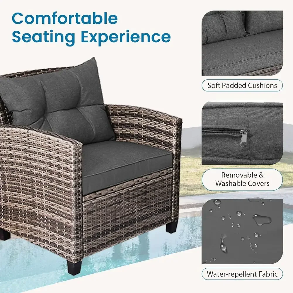 Grey Outdoor Patio Furniture S - Outdoor Furniture Grey recension och pris