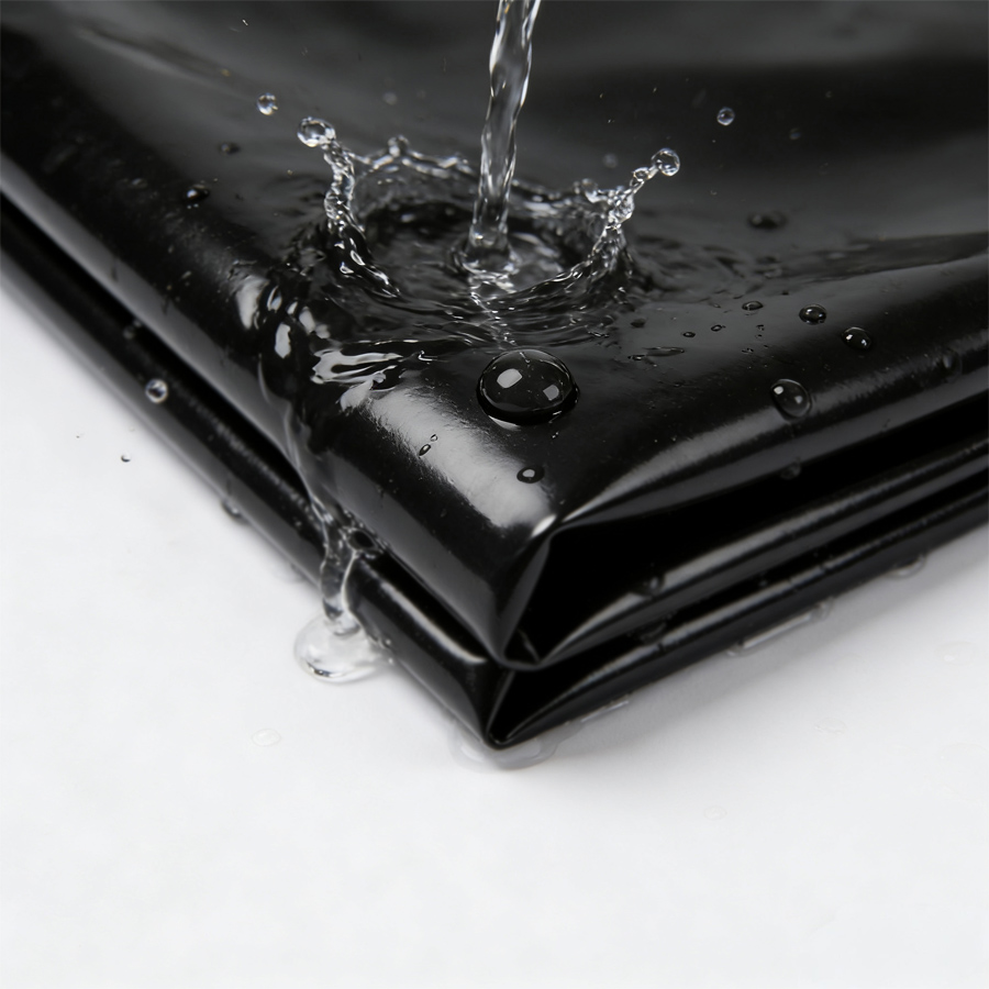 Durable Pure Black PVC Waterpr - Outdoor Furniture Covers recension och pris