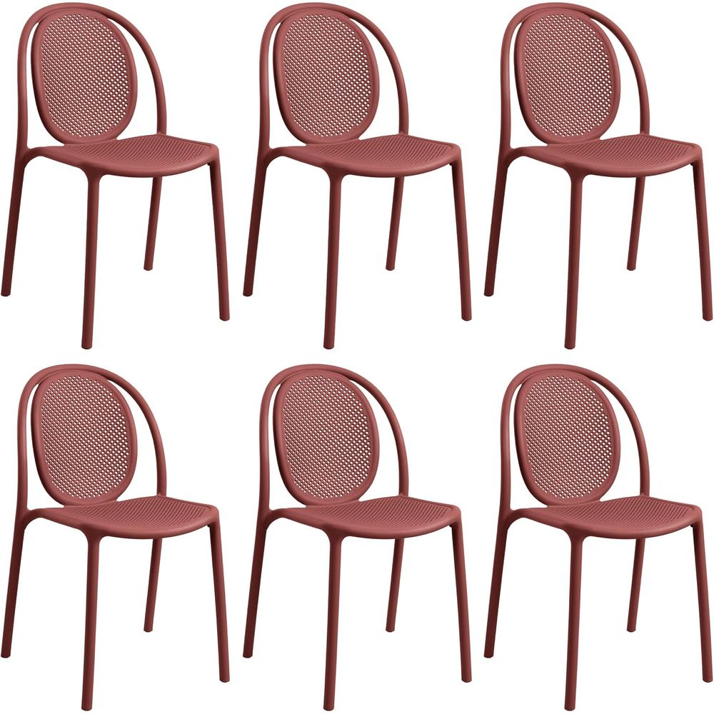 Weather-Resistant Stackable Di - Outdoor Furniture Dining Set recension och pris