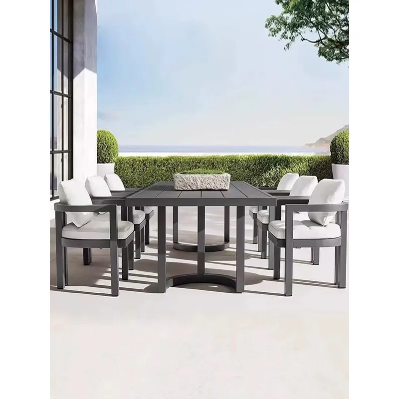 Nordic Outdoor Teak Wood Dinin - Outdoor Furniture Dining Set recension och pris