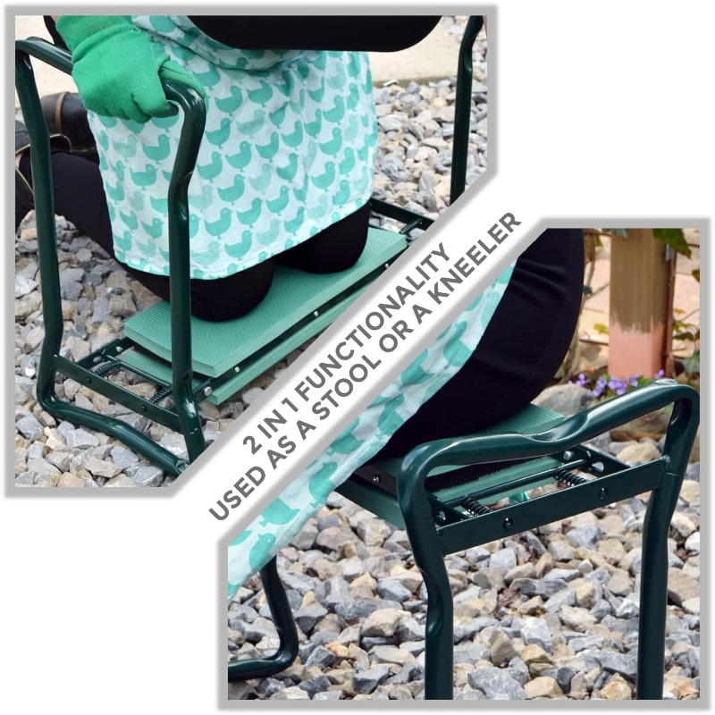 Garden Kneeler Folding Garden  - Garden Bench Metal recension och pris