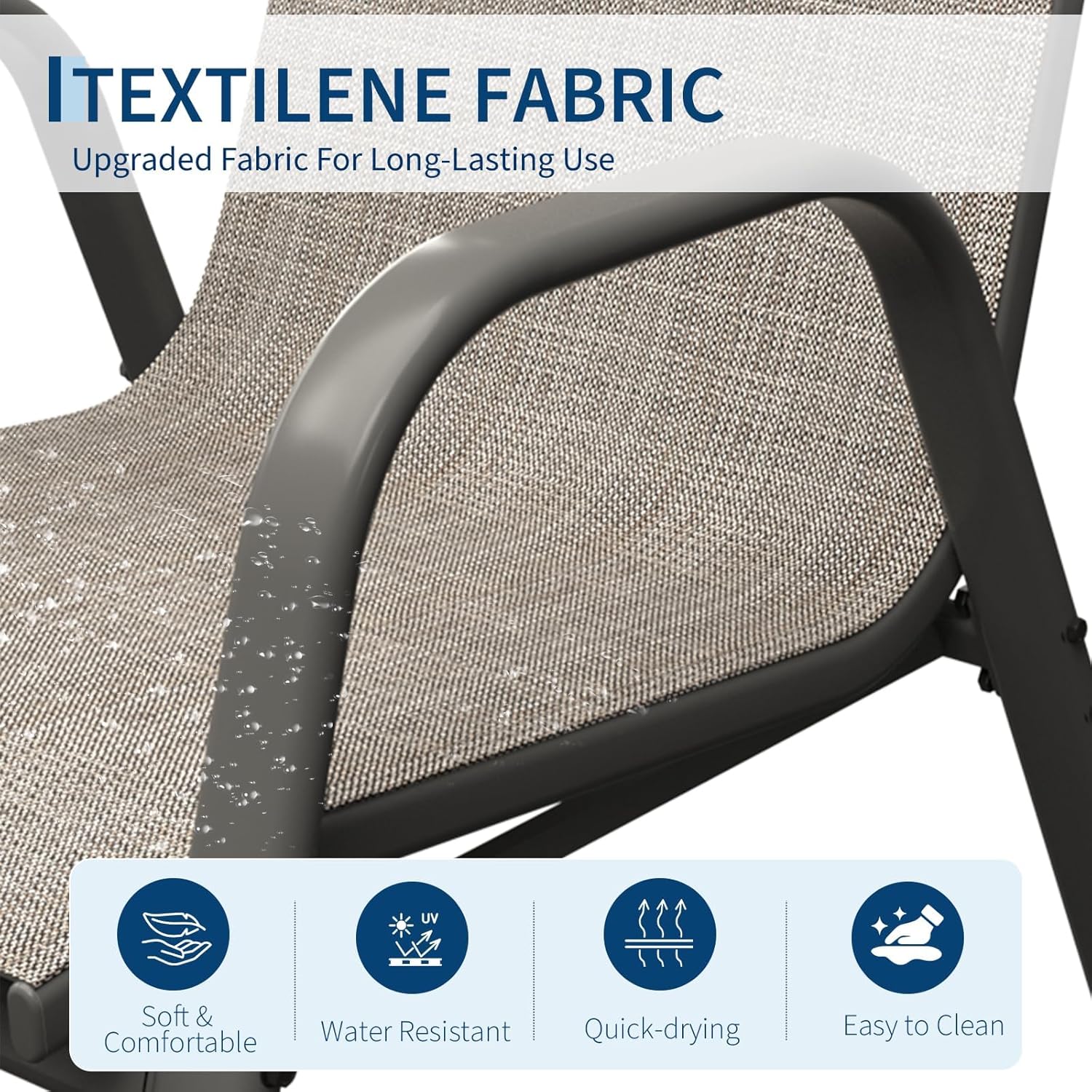 Patio Dining Chairs Set of 4,  - Outdoor Furniture Dining Set recension och pris