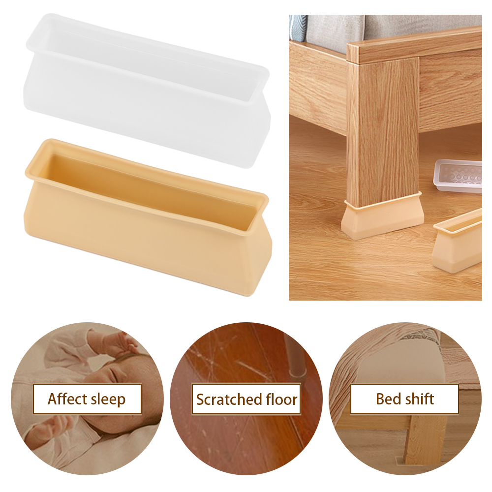 4PCS Silicone Rectangular Feet - Adirondack Chair Wood recension och pris