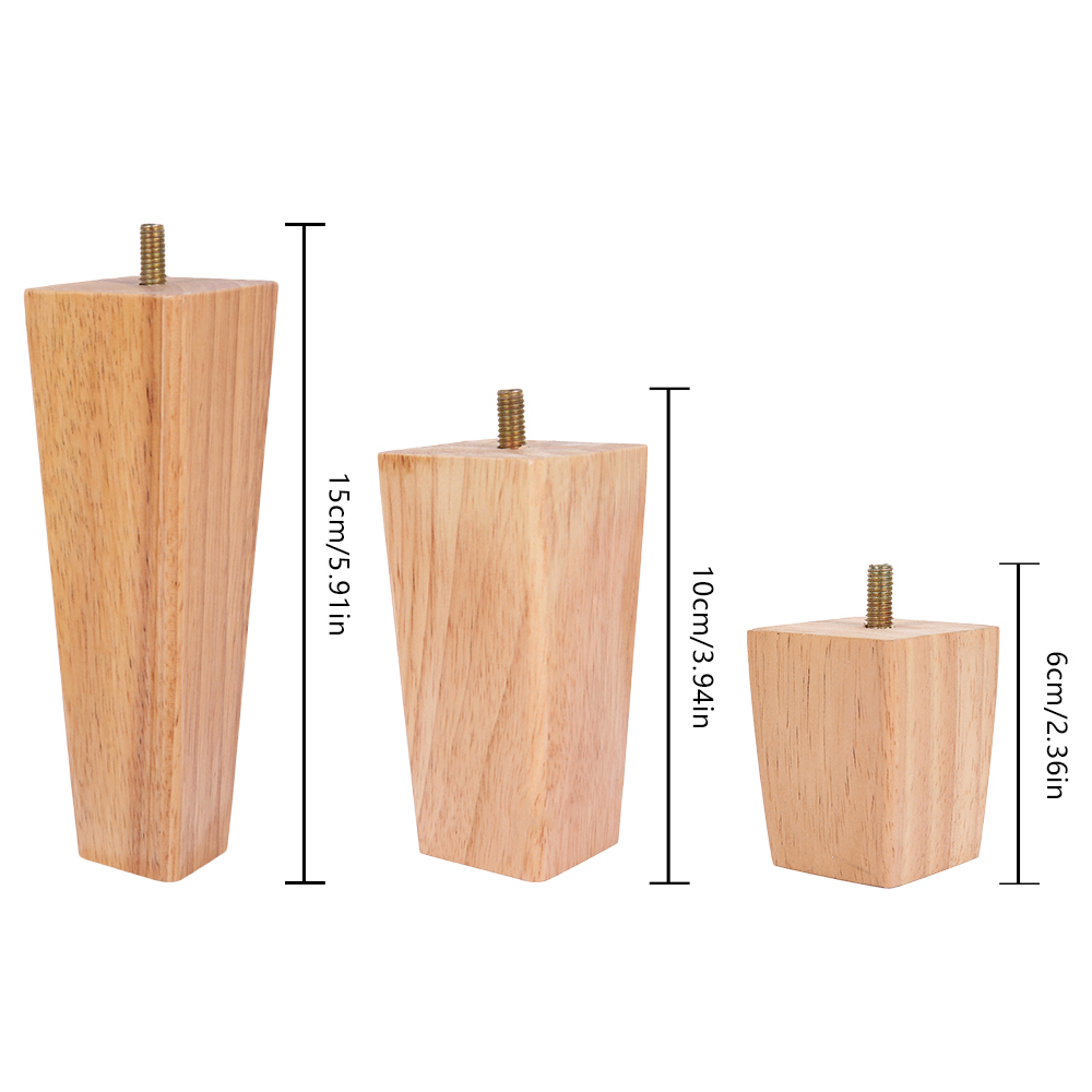 4PCS Solid Wood Furniture Legs - Adirondack Chair Wood recension och pris