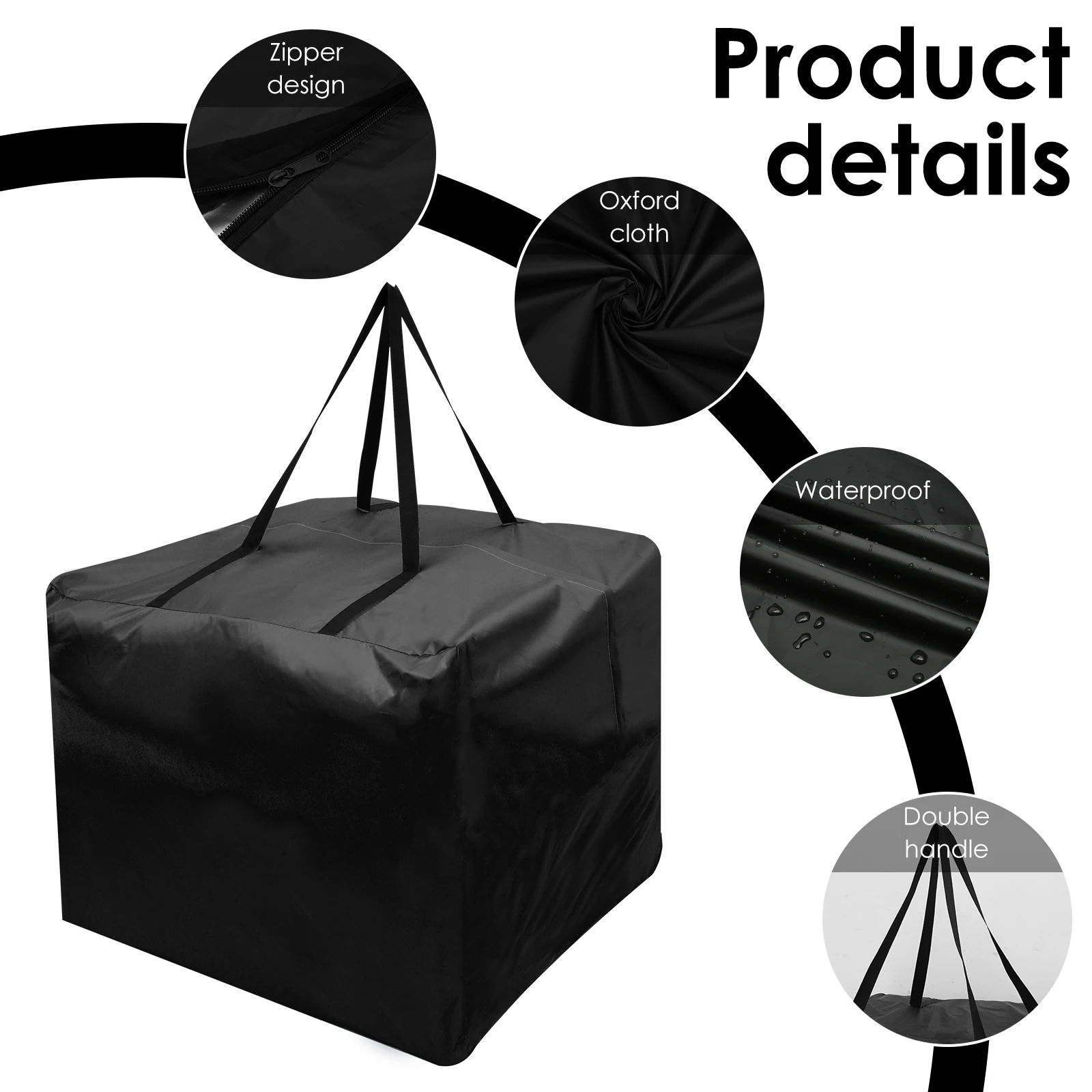 Cushion Storage Bag with Handl - Outdoor Furniture Types recension och pris