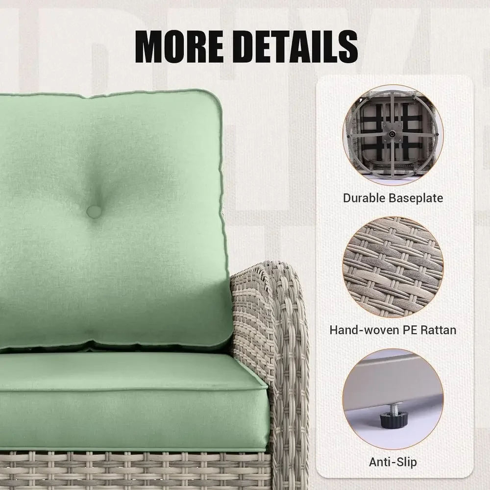 Outdoor Patio Furniture Set: R - Outdoor Furniture Green recension och pris