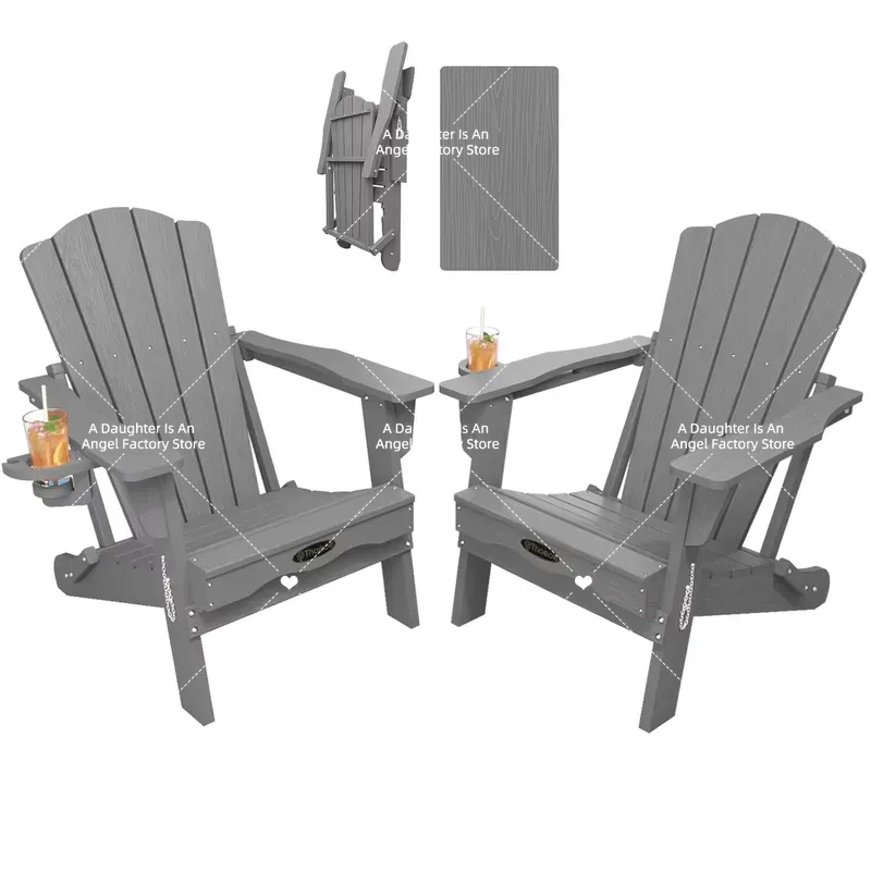 Set of 2 Folding Adirondack Ch - Adirondack Chair Wood recension och pris